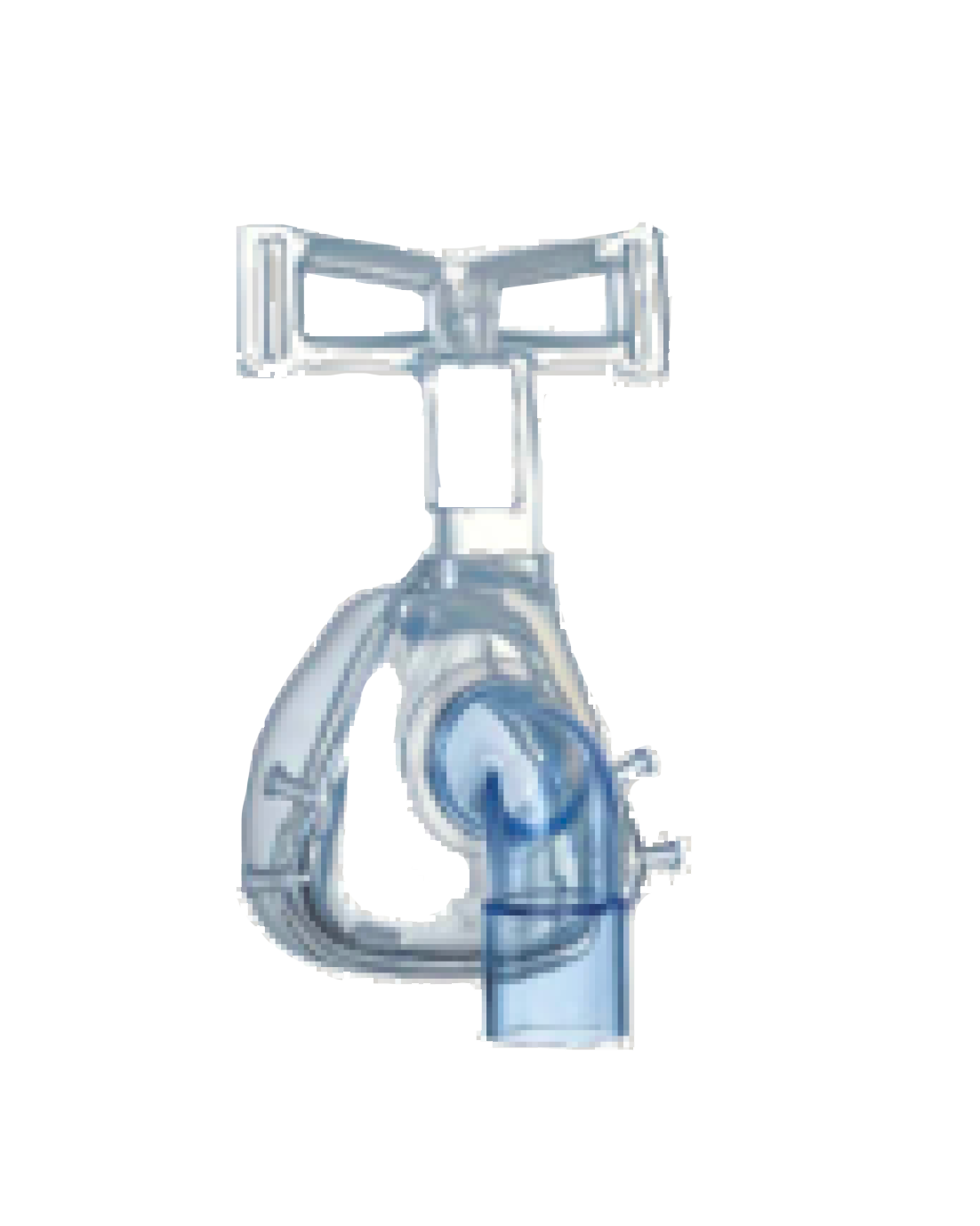 Hoffrichter standaard neusmasker zonder ventielen - incl. hoofdband en maskerkussen, verkrijgbaar in S, M of L/ niet-geventileerd