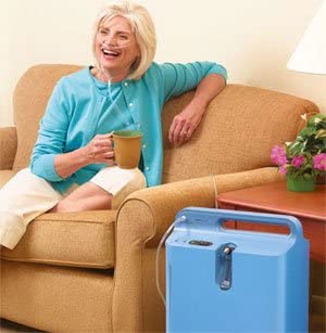 Concentratore di ossigeno stazionario Philips Respironics EverFlo - "specifico per il mercato tedesco" - Garanzia del produttore 5 anni