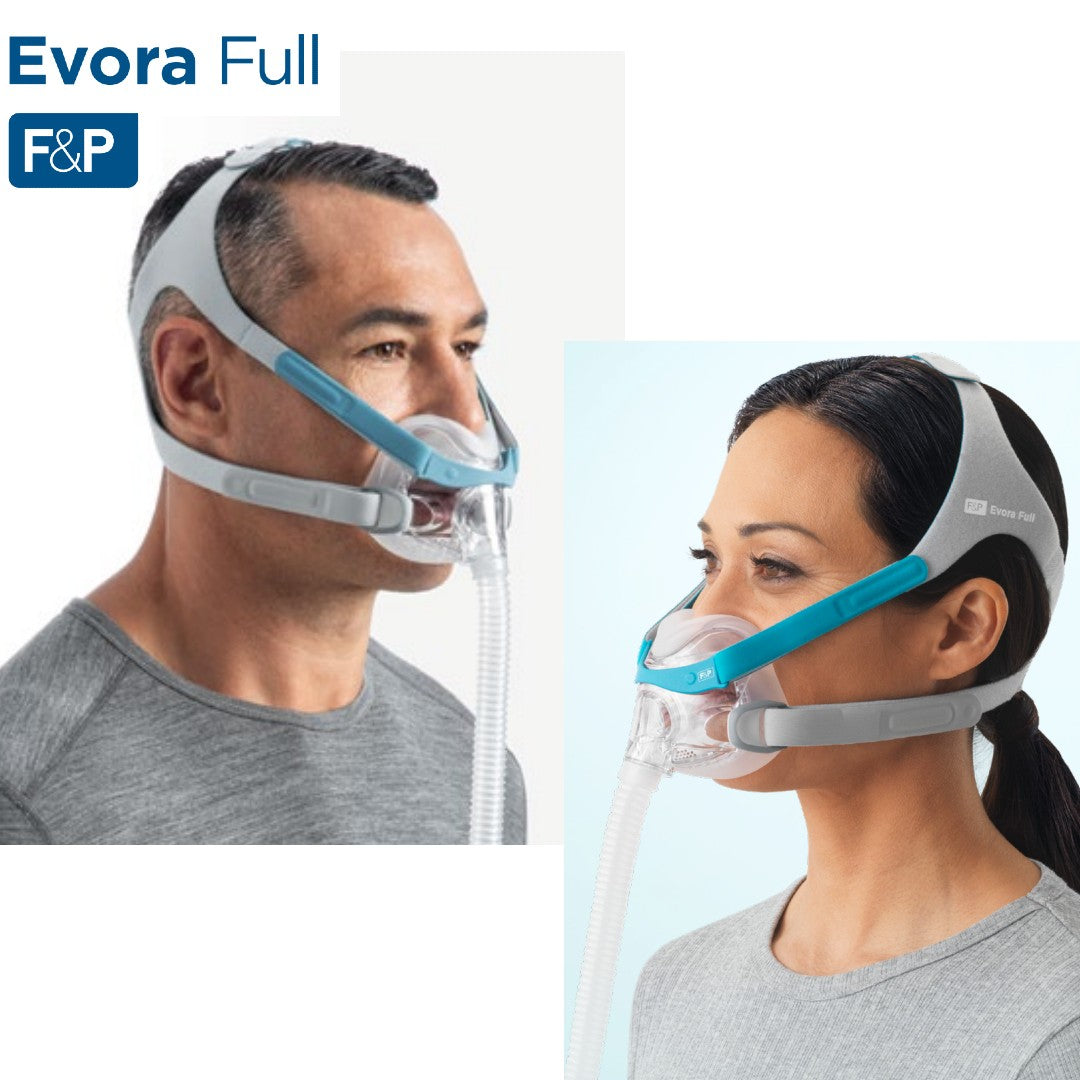 Fisher & Paykel Evora Volledig Gezichtsmasker - Full Face CPAP Slaaptherapiemasker - Fitpack incl. alle 3 maten
