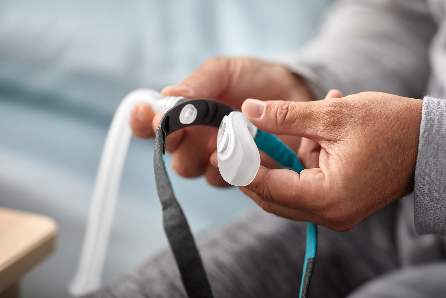 Maschera nasale Philips TM3100 NC, maschera CPAP per la terapia del sonno contro l'apnea notturna