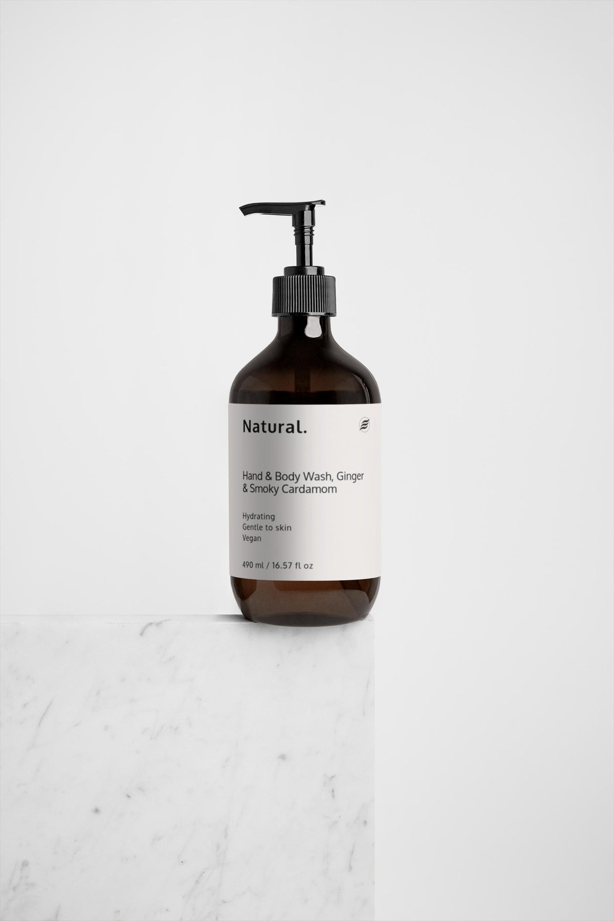 Natural. Gel de manos y cuerpo, Jengibre y cardamomo ahumado