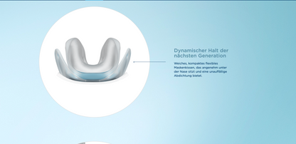 Fisher & Paykel Evora kompakte Nasalmaske -  CPAP Schlaftherapie Nasal-Maske