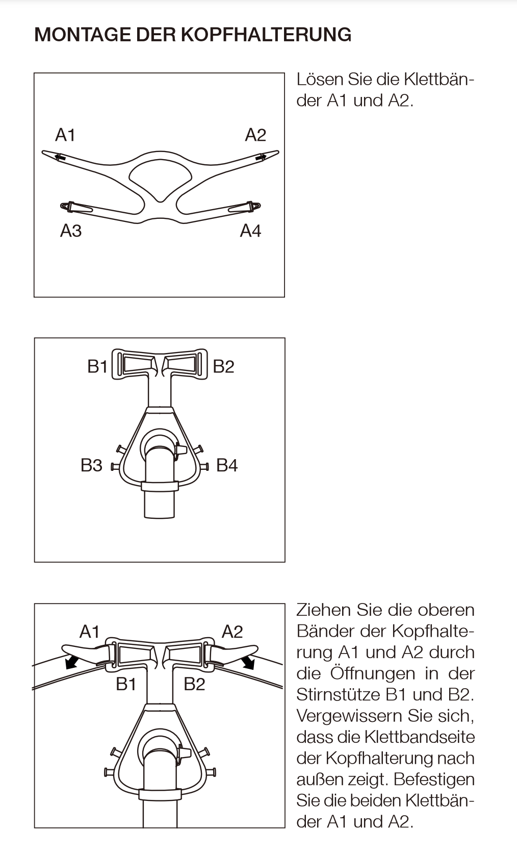 Hoffrichter Standard Nasenmaske - inkl. Kopfband und Maskenkissen , erhältlich in S, M oder L