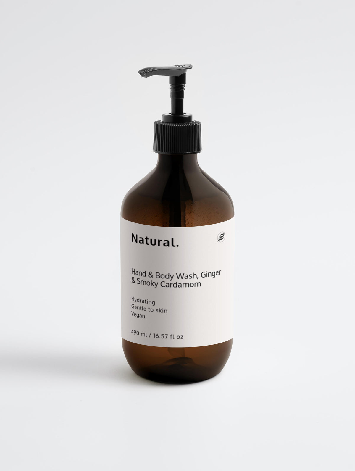 Natural. Gel de manos y cuerpo, Jengibre y cardamomo ahumado