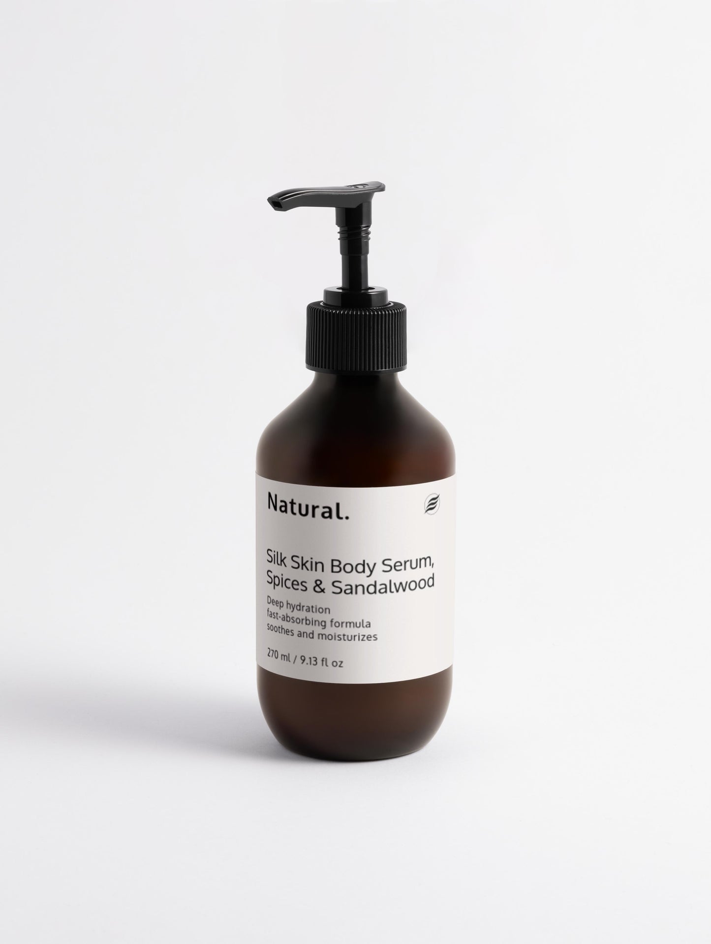 Naturale. Siero Corpo Pelle di Seta, Spezie & Sandalo