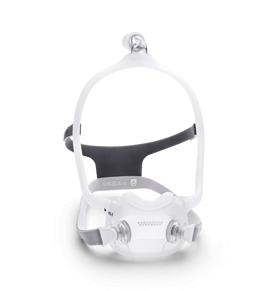 Philips CPAP DreamWear Vollgesichtsmaske, mit Ausatemventil und Kopfband (Med Fram-Fitpack)