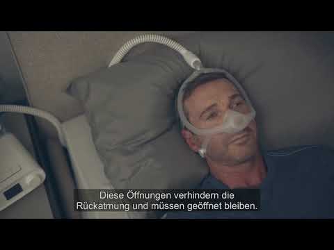 Philips CPAP DreamWisp Nasenmaske, mit den Maskenkissen Small, Medium und Large (DreamWisp Fitpack)